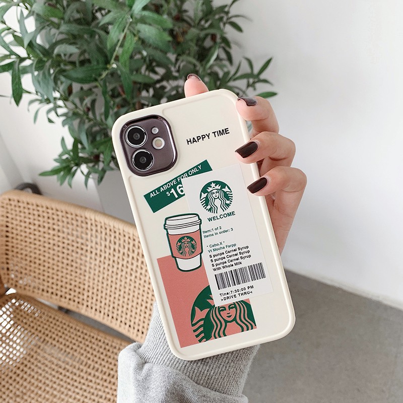 STARBUCKS Ốp Lưng Hình Cô Gái Starbuck Cho Iphone 12 11pro Max Xs Xr 7p 8plus | BigBuy360 - bigbuy360.vn