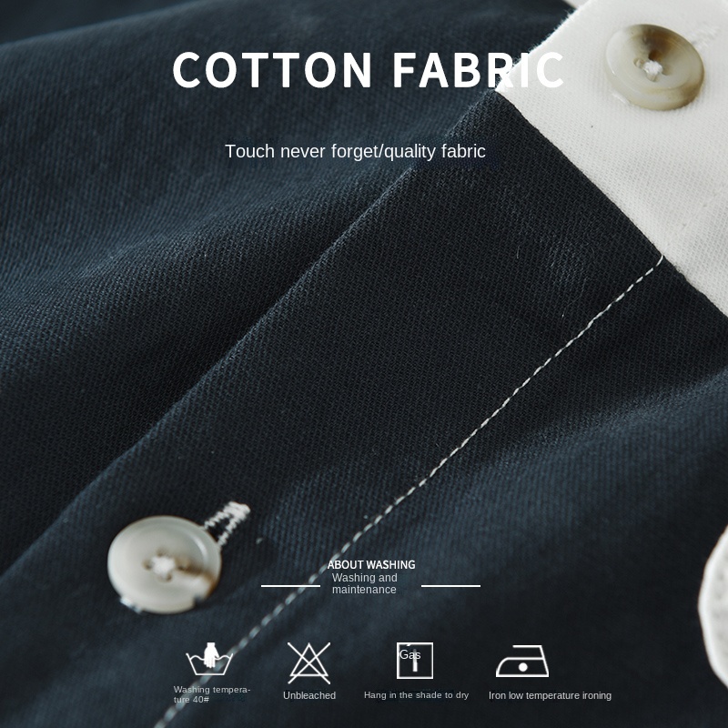 Áo Sơ Mi Cotton Tay Dài Dáng Rộng Phong Cách Thời Trang Nhật Bản 2022