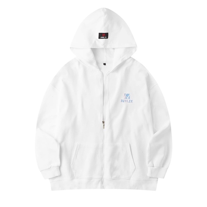 Signature Hoodie Zip - WHITE (Áo khoác nỉ có mũ ZUNEZX) | BigBuy360 - bigbuy360.vn