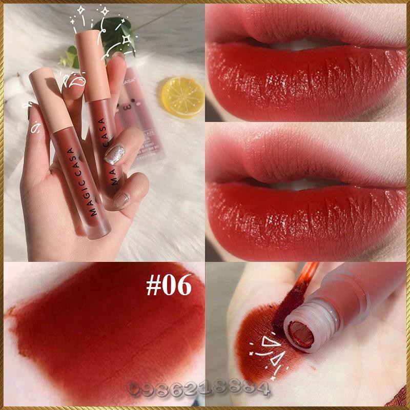 Son kem lì Magic Casa Love Lip Glaze tông nhung lì lâu trôi MCG6