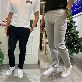 Quần Dài Nam Đũi Xước Mango Chất Đẹp Mát