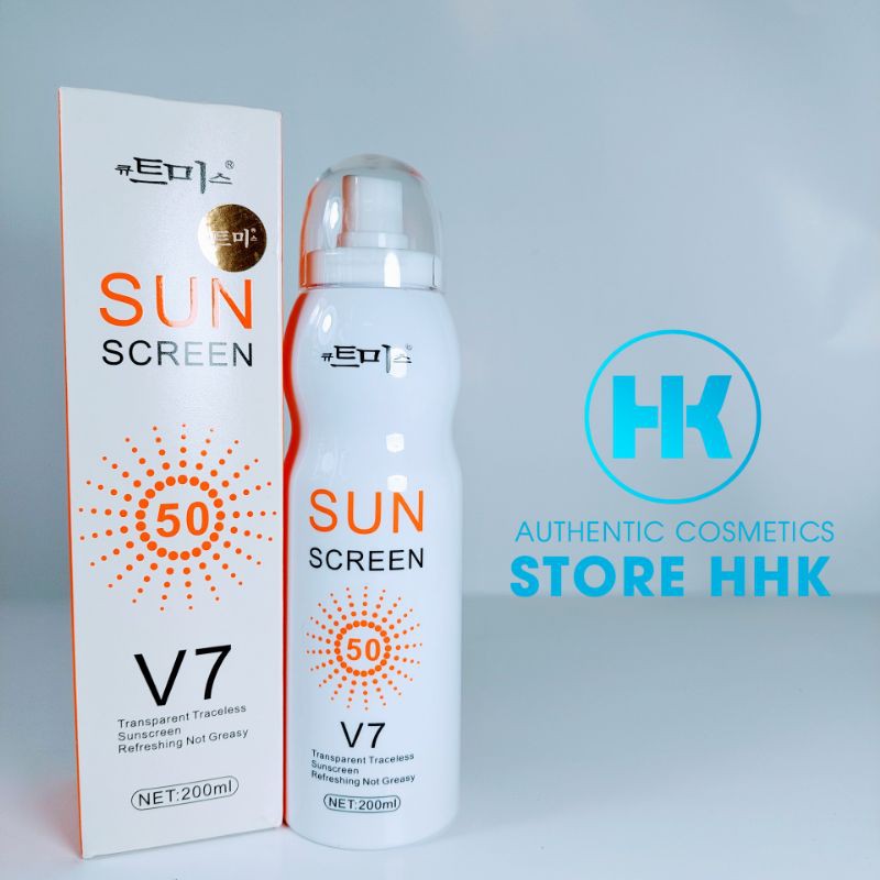 Chống nắng dạng xịt V7 Sun SCreen