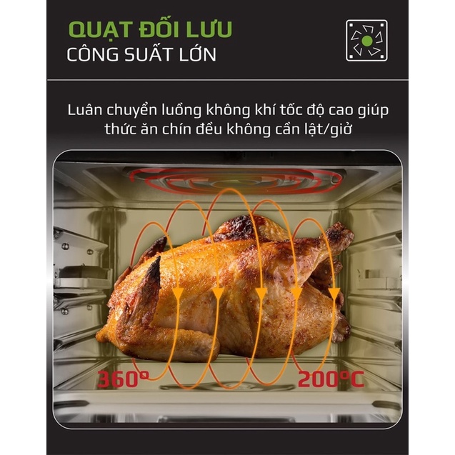 Nồi Chiên Không Dầu Olivo AF12🔥Bảo hành 24 tháng🔥 Dung tích 12 lít🔥 Công suất 1800W