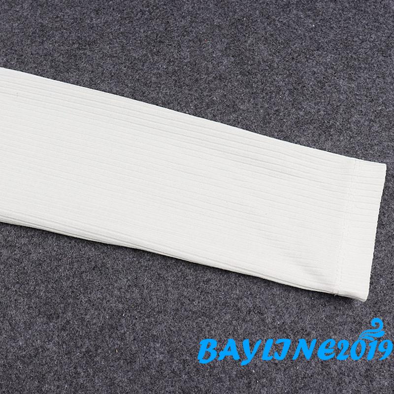 Áo Croptop Tay Dài Hở Vai Màu Sắc Trơn Dành Cho Nữ