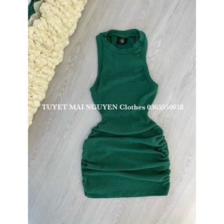 Đầm body rúm -Ảnh chụp thật