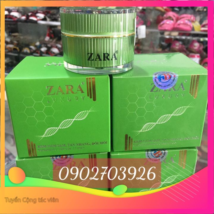 [[chính hãng] Kem Nám Sạm, Tàn Nhang, Đồi Mồi ZARA Luxury 20g-dưỡng trắng -mờ nám tàn nhang đồi mồi -ngừa lão hóa da