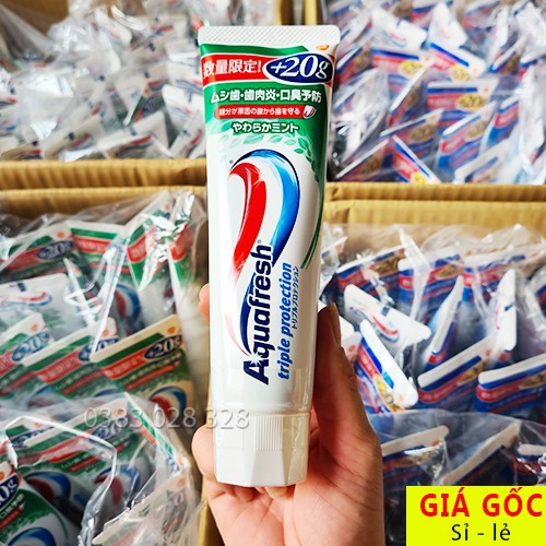 Kem đánh răng Aquafresh Nhật Bản 160g