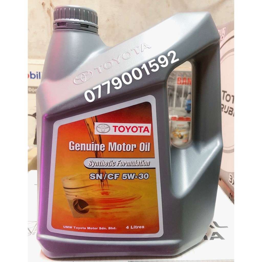 Nhớt Toyota 5w30/10w40 4L