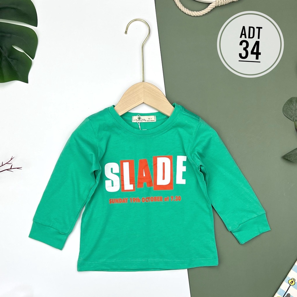 Áo Phông Dài Tay Bé Trai LITIBABY từ 23-45kg