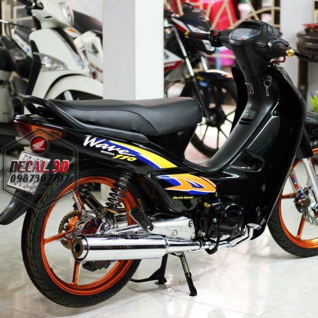 TEM WAVE THÁI 110 CHO XE ĐEN HÀNG ZIN 3 LỚP KHÔNG PHAI MÀU