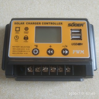 Bộ điều khiển sạc năng lượng mặt trời 12 v 30a pwm