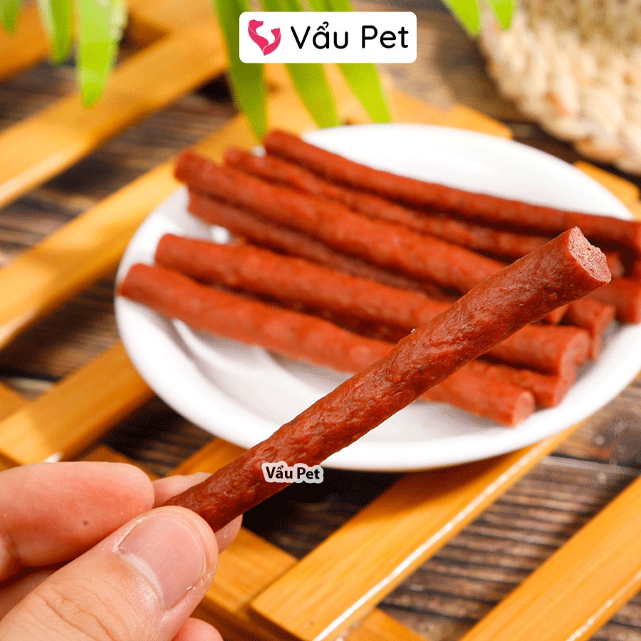 Đồ Ăn Cho Chó Bò Kobe Que - Bánh Thưởng, Đồ Ăn Vặt Chó Vẩu Pet Shop