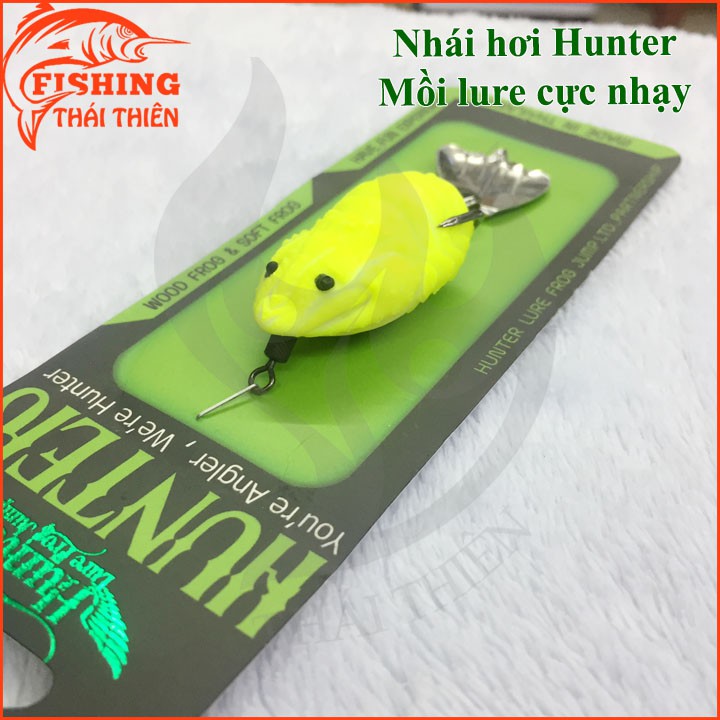 Mồi nhái giả câu cá lóc Hunter V4