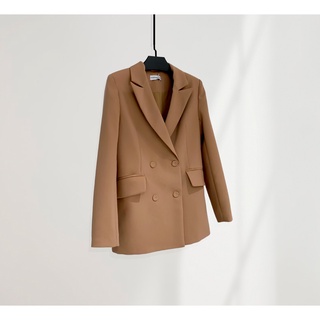 Set vest blazer nữ Julie Maiimer màu nâu