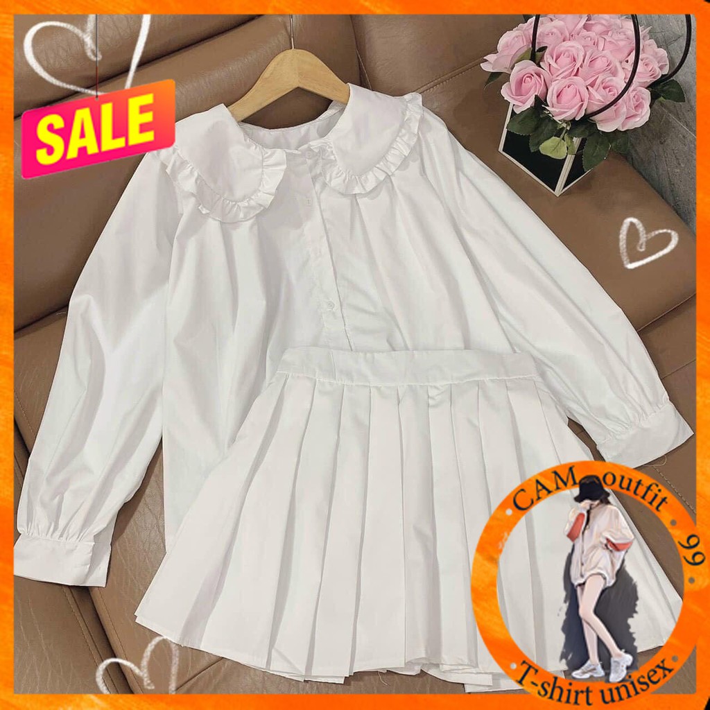 Sét BỘ, Sét bộ Nữ Aáo  Mix Chân Váy Xếp Ly ❗𝐅𝐑𝐄𝐄𝐒𝐇𝐈𝐏❗ (có video sản phẩm) Cực Hot Siêu Mát Quảng châu cao cấp | BigBuy360 - bigbuy360.vn