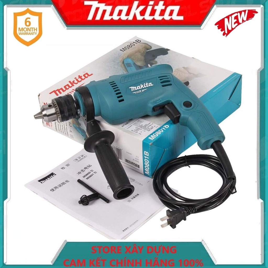 MÁY KHOAN BÚA 16MM 500W MAKITA M0801B- HÀNG CHÍNH HÃNG