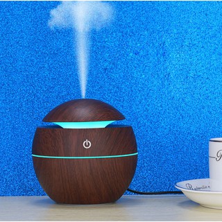 Đèn xông tinh dầu vân gỗ