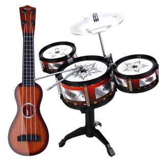 Bộ đồ chơi 3 trống Jazz Drum nuôi dưỡng tài năng âm nhạc cho bé