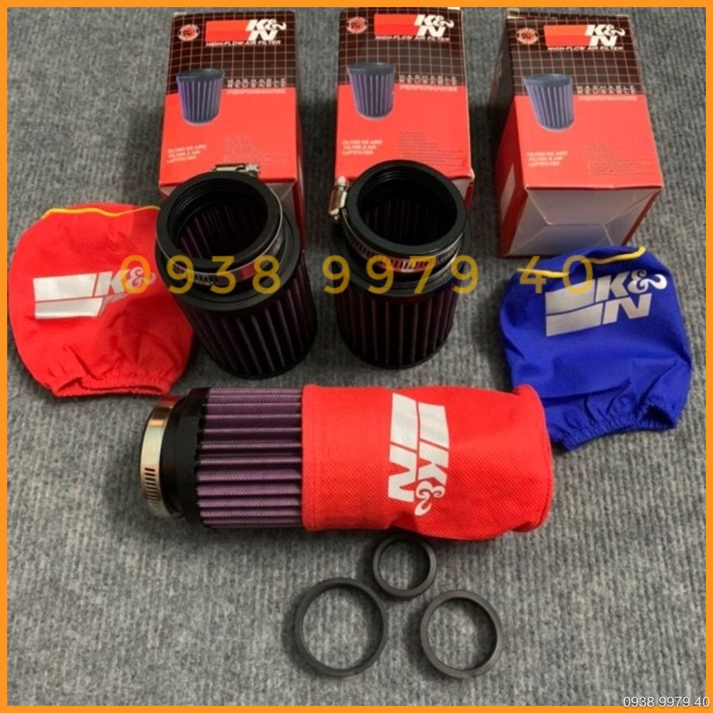 Lọc gió trụ, Lọc gió trụ KN tặng Áo Trùm Pô E gắn Ex 150 Sirius Winner Vario Wave Exciter Satria Raider Wave Dream