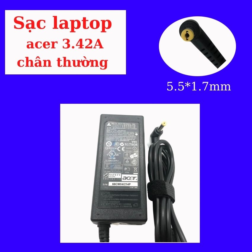 Sạc laptop acer 19V-3,42A 65W savintech. Sạc máy tính zin cao cấp bảo hành 12 tháng | BigBuy360 - bigbuy360.vn