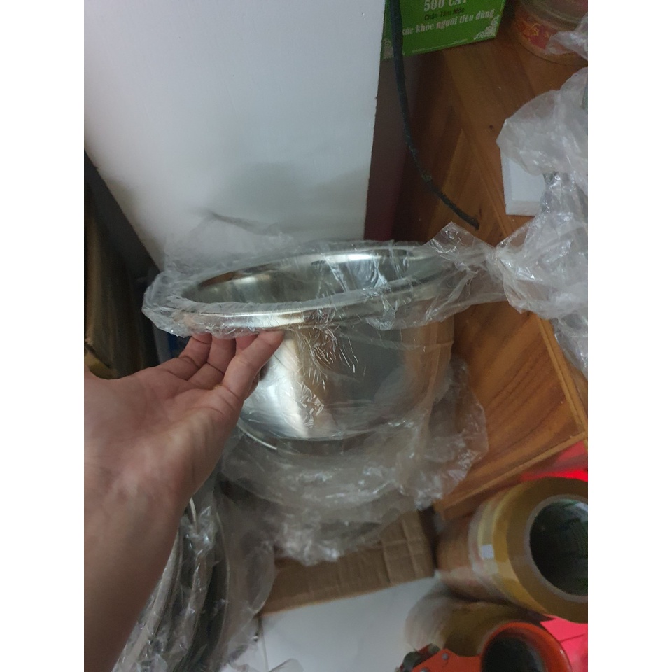 Thau inox cao cấp - SIZE ĐẠI LỚN 60 CM , 66 CM
