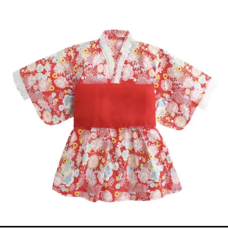 Kimono Yukata cho bé có sẵn