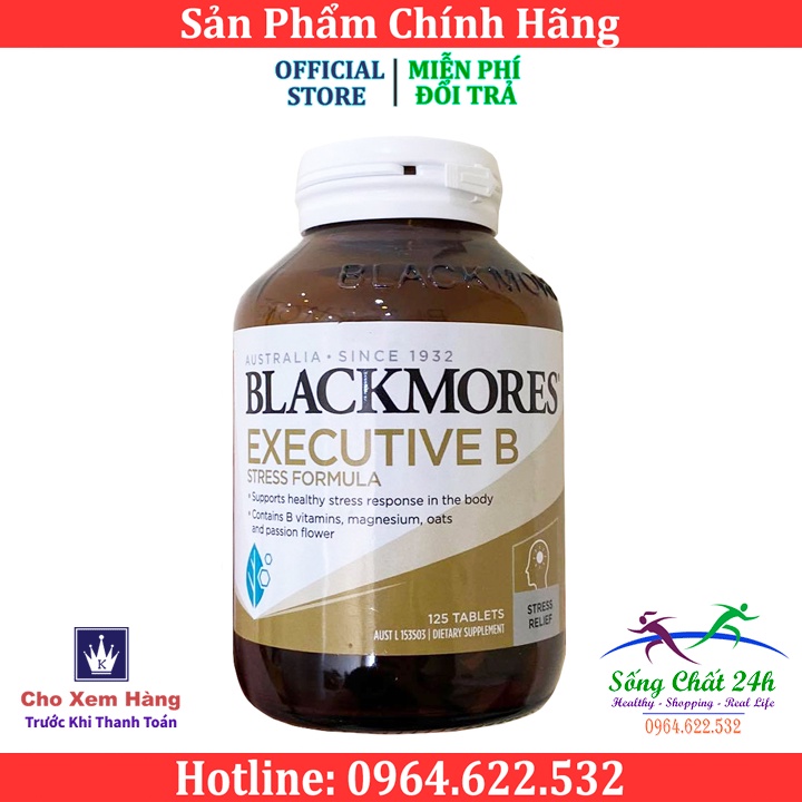Viên Uống Giảm Stress Blackmores Executive B Stress Formula Của Úc