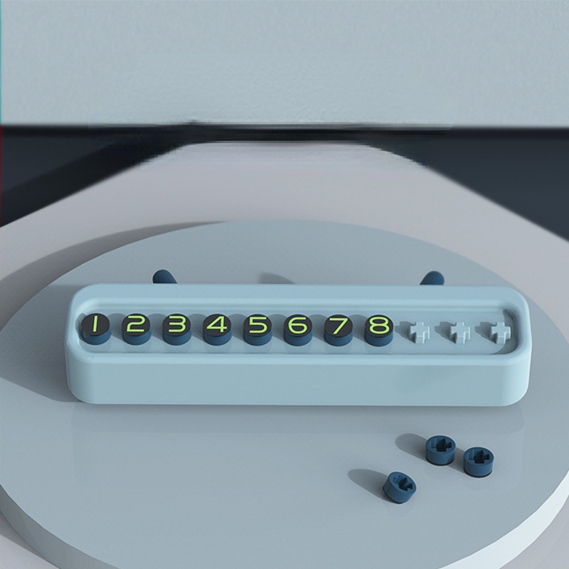 Bảng Ghi Số Điện Thoại Đỗ Xe Tạm Thời Hình Tai Hoạt Hình Dễ Thương