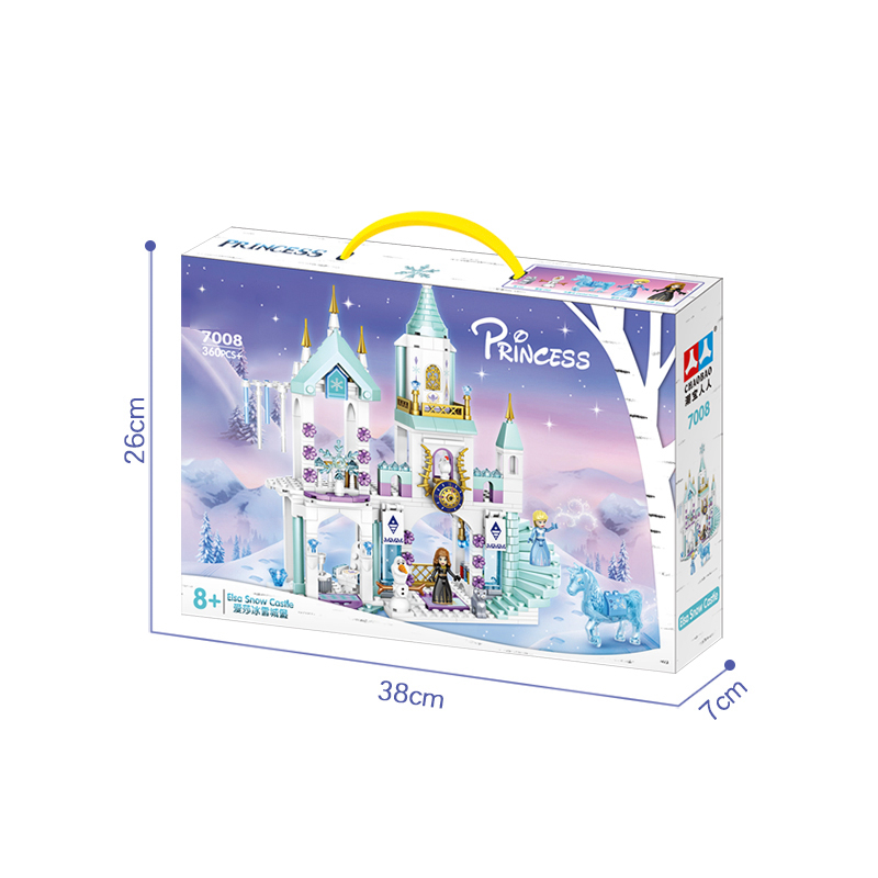 Set 360 Khối Xếp Hình Công Chúa Elsa Và Anna