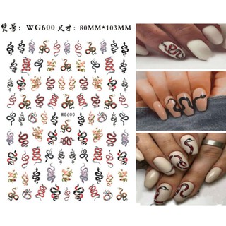 Sticker hình rắn rồng độc lạ