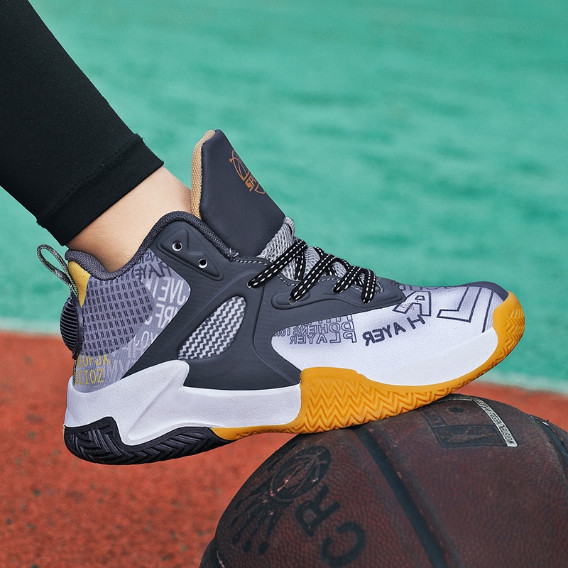 Giày bóng rổ thể thao sinh viên trẻ em, giày bóng rổ nữ  nam, giày chạy bộ thể thao, chống trượt chống mài mòn size：33-44