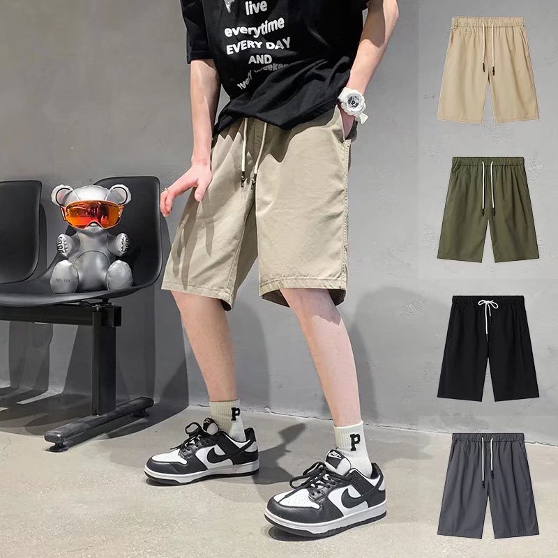 Quần Short Kaki Túi Hộp Thời Trang Mùa Hè Chất Lượng Cao Size M-3XL Cho Nam