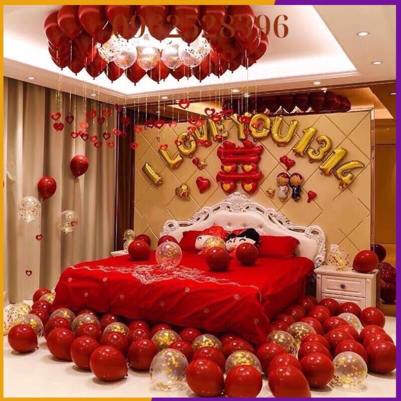 Bóng Đỏ Lựu 2 Lớp ( Bóng Lồng)