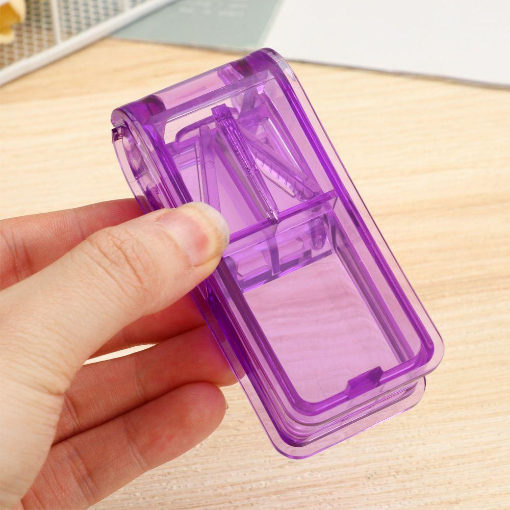 Dụng Cụ Cắt Thuốc Mini Có Lưỡi Dao Bảo Vệ An Toàn Cho Bé Khi Đi Du Lịch