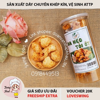 Da Heo Mắm Tỏi Tóp Mỡ Hũ Lớn 💖 FREESHIP 💖 Tóp mỡ mắm tỏi mix da heo quay giòn tan đặc sản chất lượng thượng hạng