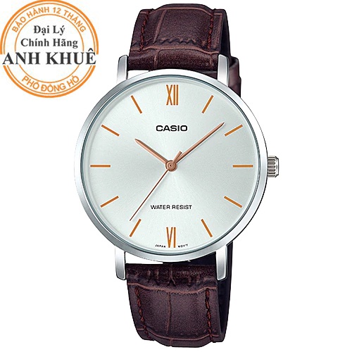 Đồng hồ nữ dây da Casio Anh Khuê LTP-VT01L-7B2UDF