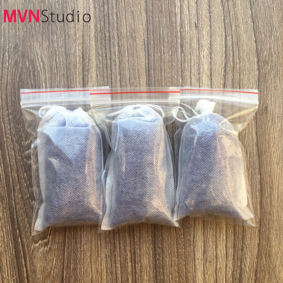 Gói 100g và 200g hạt chống ẩm, hạt hút ẩm màu xanh cho máy ảnh - MVN Studio