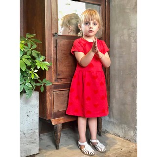 Đầm thun bé gái da cá Carter