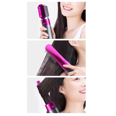 Máy làm tóc 5in1 tạo kiểu đa năng với 3 mức nhiệt, uốn tự xoay xoăn tiện lợi