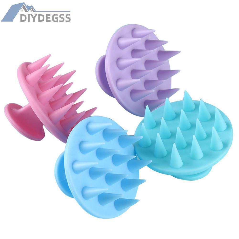 (Hàng Mới Về) Lược Silicone Mát Xa Da Đầu Khi Tắm Diydegs2