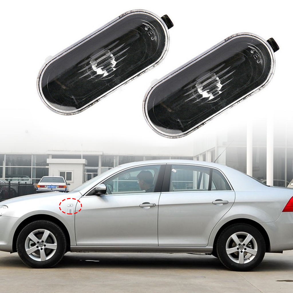 Bộ 2 Đèn Cảnh Báo Hình Oval Thay Thế Chuyên Dụng Cho Xe Hơi Bezel 1J0949117 Phụ Kiện Chuyên Dụng Dành Cho VW Bora Golf 4 MK4 98-05