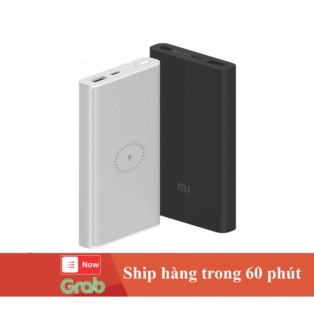 Sạc dụ phòng Xioami Power Bank Wpb15Zm - Hỗ trợ cảm ứng, sạc không dây 10000mAh