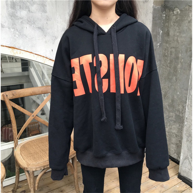 SUXI Áo tròng đầu nữ dài tay kích cỡ lớn