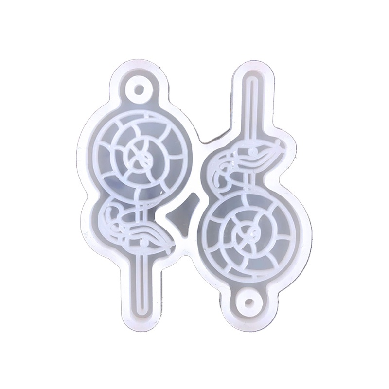 Khuôn Làm Mặt Vòng cổ / Móc Khóa Hình Kẹo Mút / Trái Cây Bằng Nhựa Resin DIY