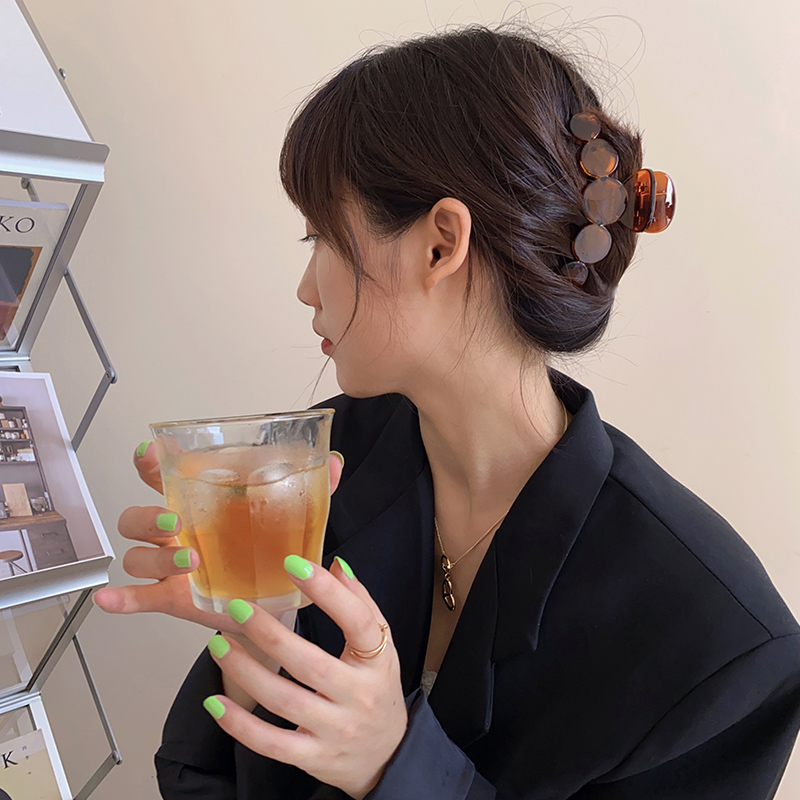 Kẹp tóc cỡ lớn kiểu dáng xinh xắn phong cách Hàn Quốc dành cho nữ