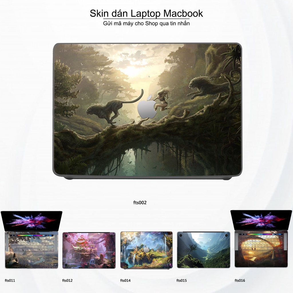 Skin dán Macbook mẫu Fantasy (đã cắt sẵn, inbox mã máy cho shop)