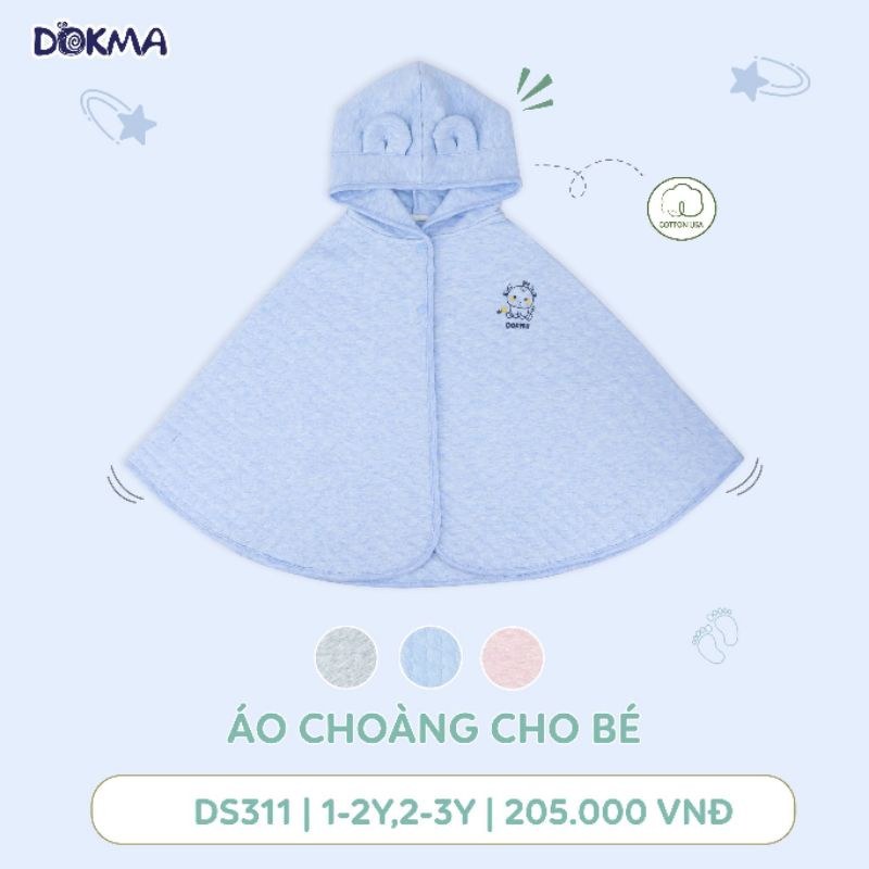 Dokma - Áo Choàng trần bông cho bé từ sơ sinh đển 2 tuổi