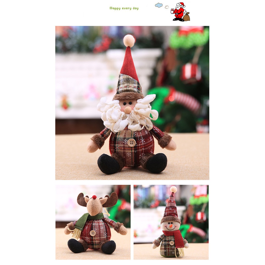 [HCM 3h] Búp bê hoạt hình cao 28cm trang trí cây thông noel giáng sinh