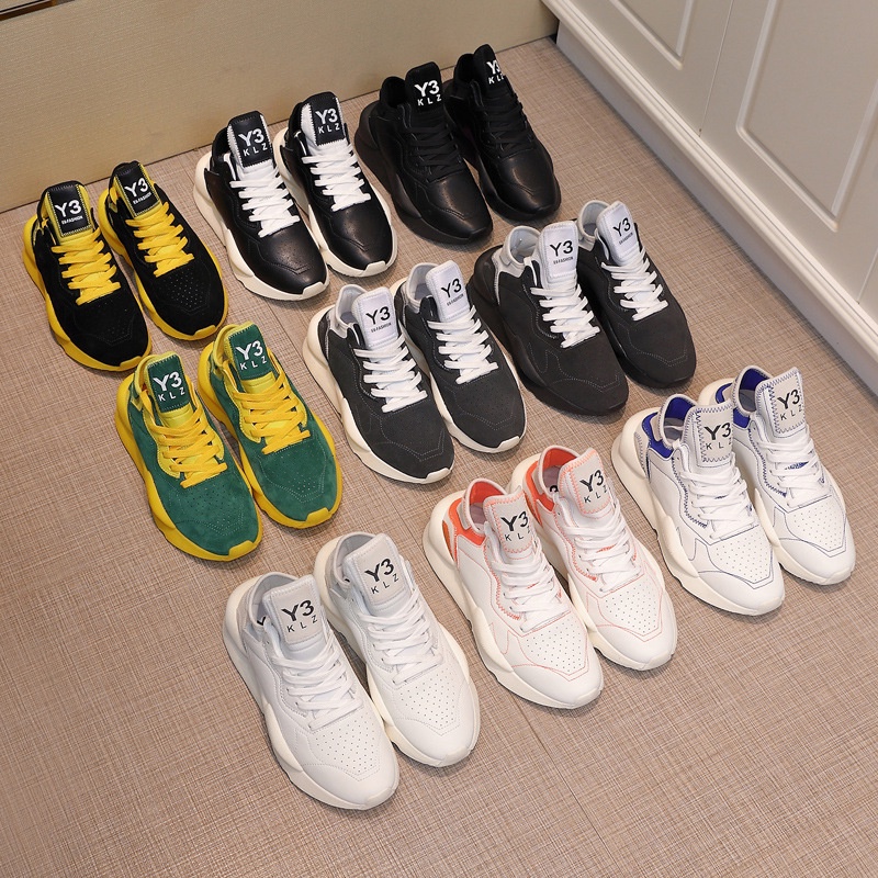 Giày Thể Thao Da Thật Đế Dày Thoáng Khí Phong Cách Samurai Y3 Cho Nam