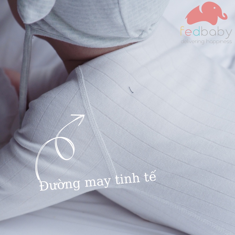 Set quà sơ sinh cho bé yêu FEDBABY 0 - 6 tháng tuổi, BỐN MÙA, 100% cotton